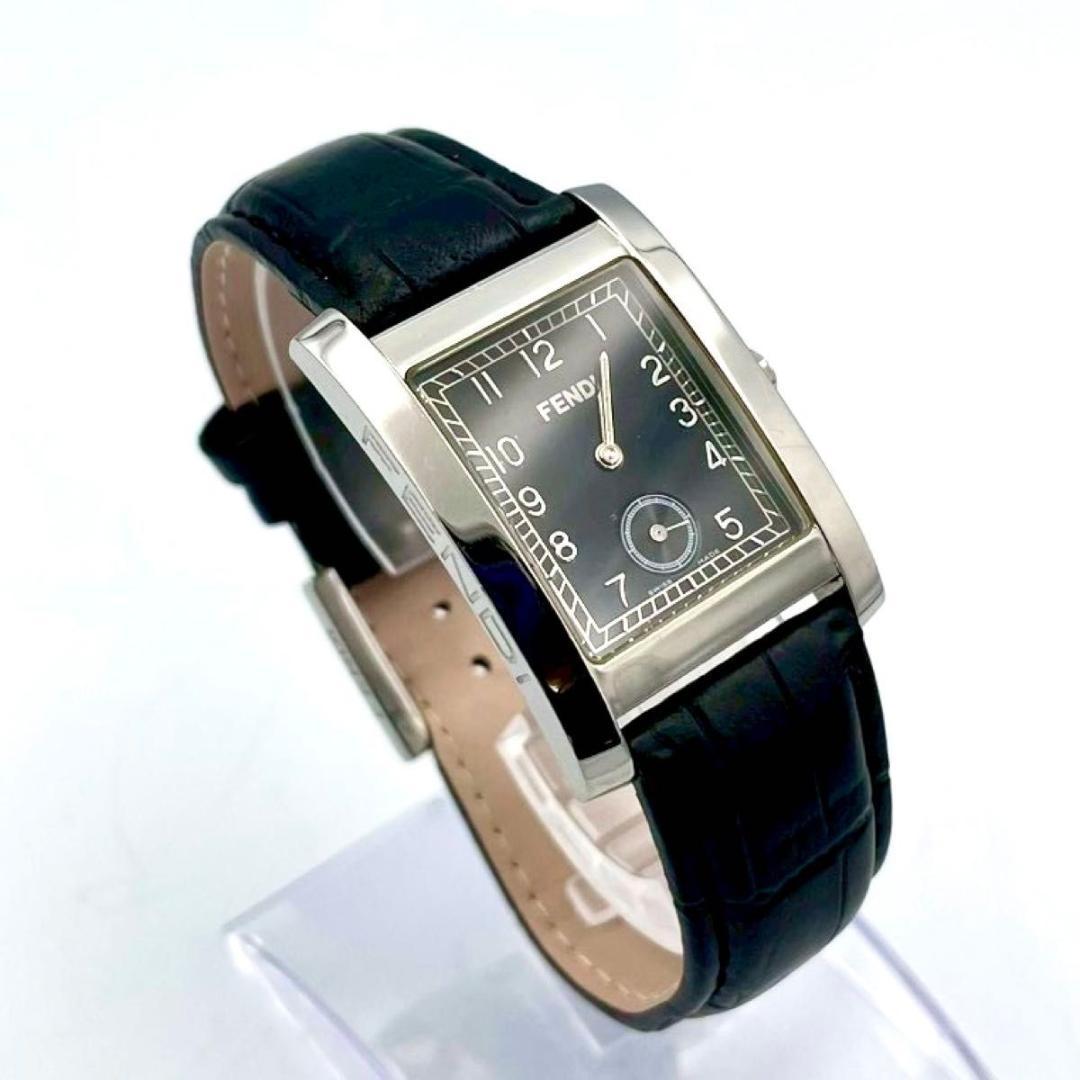 490 新品ベルト フェンディ 7000G 腕時計 スクエア オロロジ スモセコ