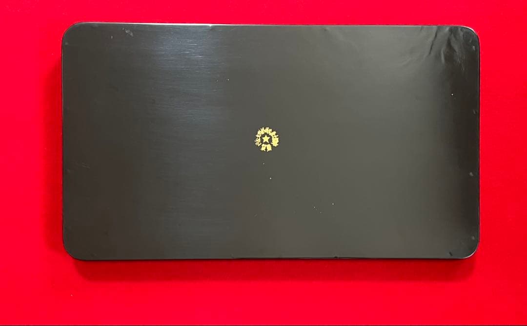 中国美術 龍吐珠紋樣 漆器 木製 漆塗り お盆 角盆 茶托盤4枚セット