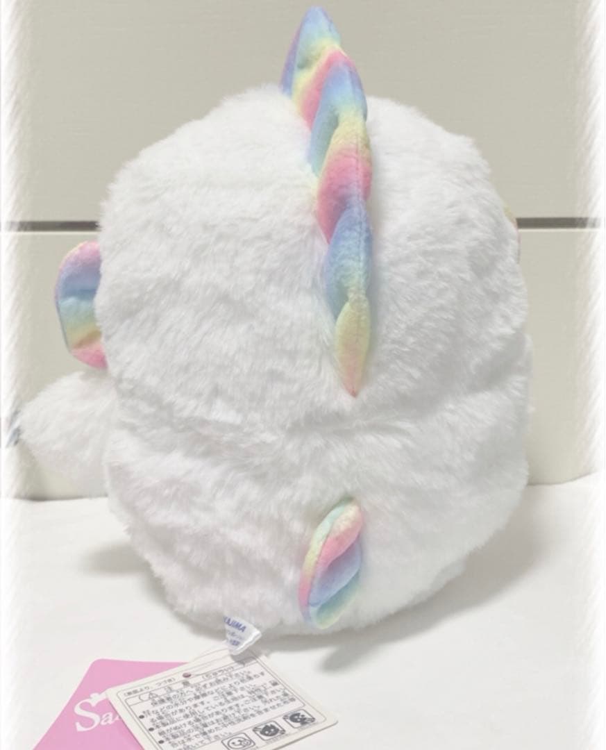 希少 レア ハンギョドン レインボー ふわふわ ぬいぐるみ 新品タグ付き