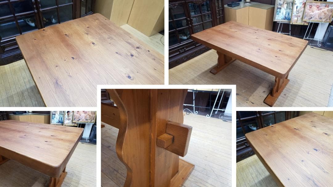 ラスカル 　ｌ51　パイン材 ベンチダイニング ４点セット