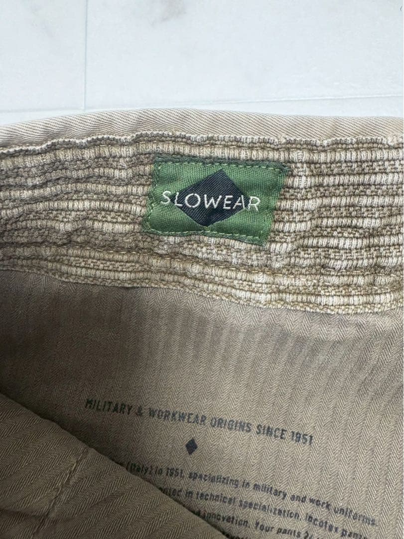 【新品未使用】INCOTEX(インコテックス)ガーメントダイ コットンパンツ