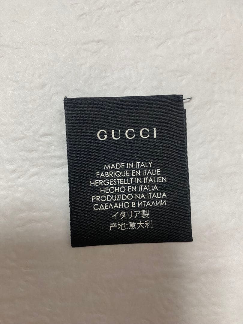 GUCCI マフラー ネイビー