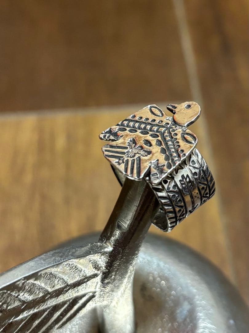 【約22号】シルバー リング ナバホ インディアンジュエリー サンダーバード