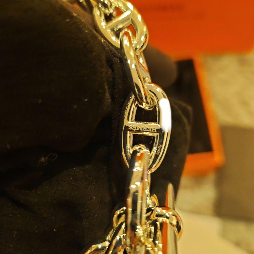 Kohora！新品　HERMESシェーヌダンクルブレスレットGM17コマ