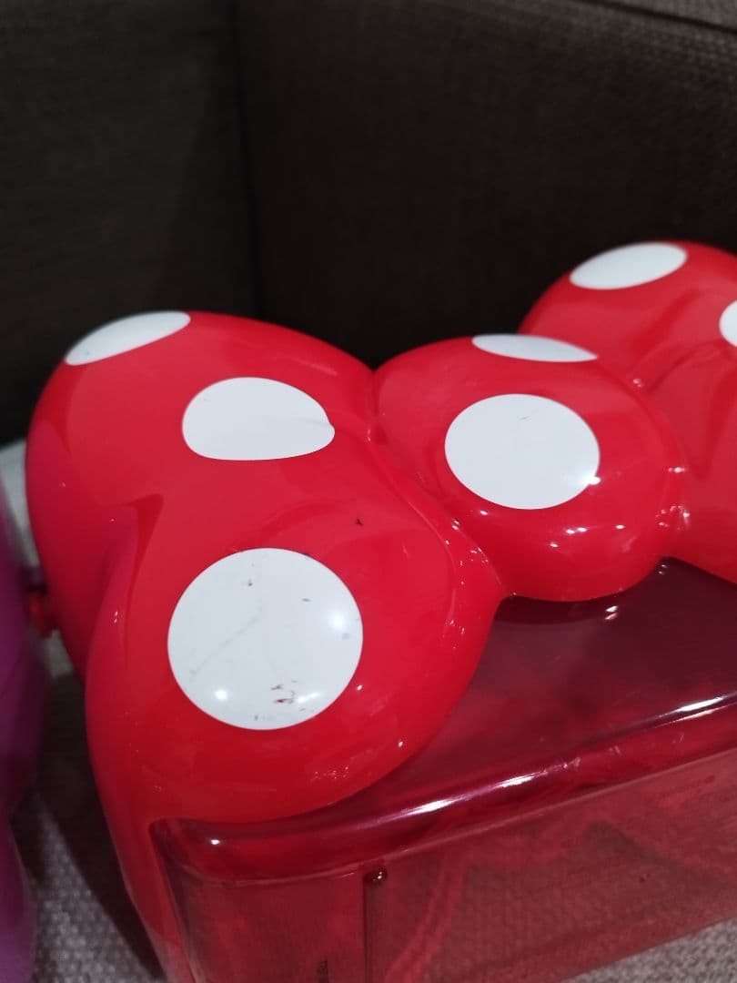 m*i様 ディズニー ミニー デイジー リボン ポップコーンバケット 赤 紫 セ