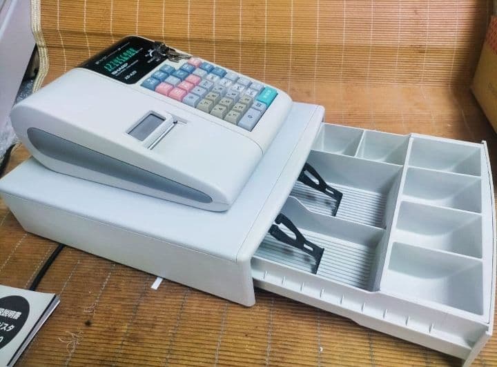 シャープレジスター　XE-A20　店名設定無料ロゴ可能機種　673838