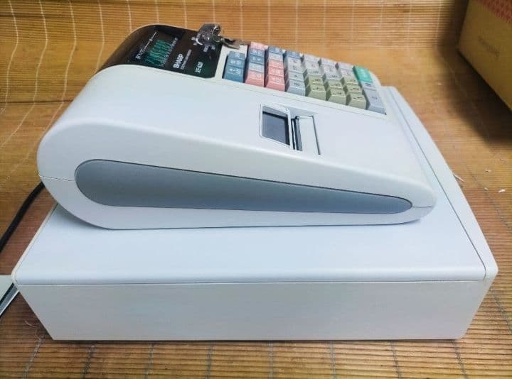 シャープレジスター　XE-A20　店名設定無料ロゴ可能機種　673838