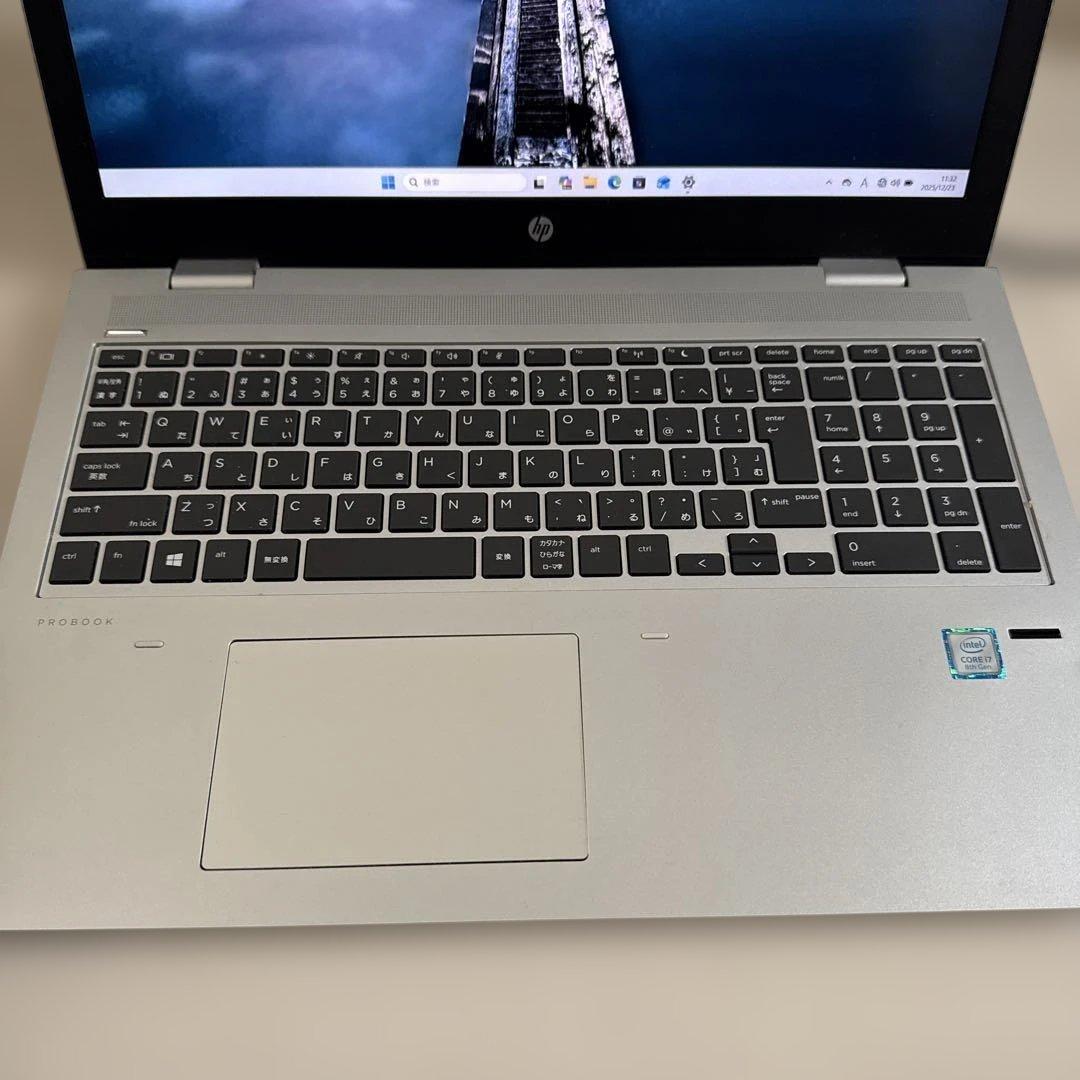 【美品】HP ProBook 8世代i7 16GB SSD256GB Win11