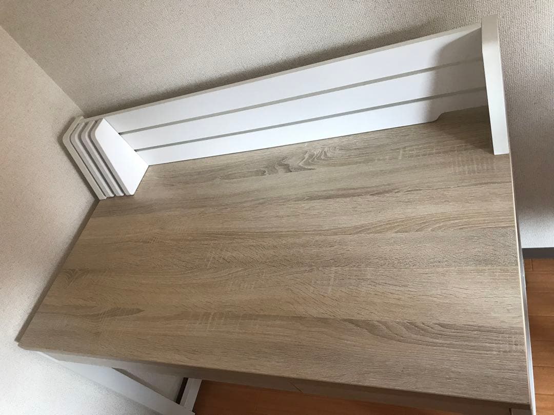 LOWYA デスク 可動棚,引き出し付き 幅110