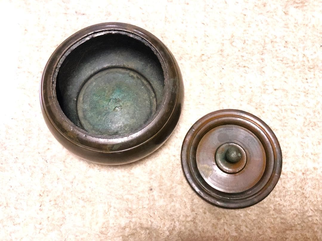 【 江戸期銅合子 】　17～18世紀