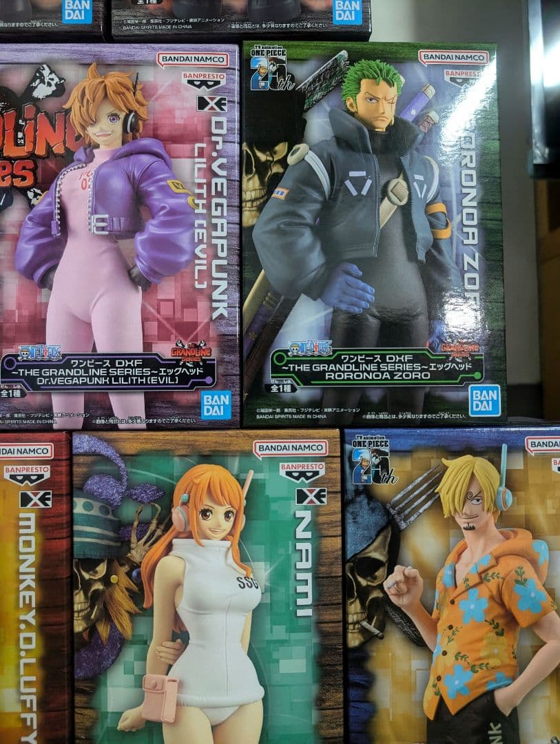 ONE PIECE　ワンピース　 DXF 麦わらの一味 エッグヘッド フィギュア