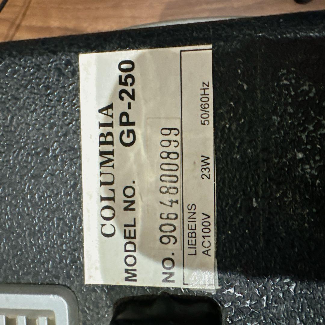 COLUMBIA コロムビア　CD\カセットプレーヤー　GP-250