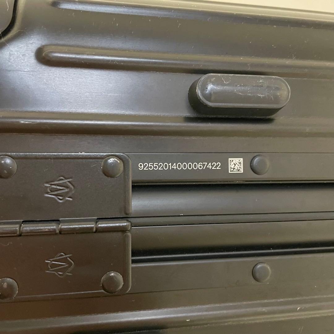 リモワ オリジナル キャビン S ブラック 4輪 スーツケース 92552014