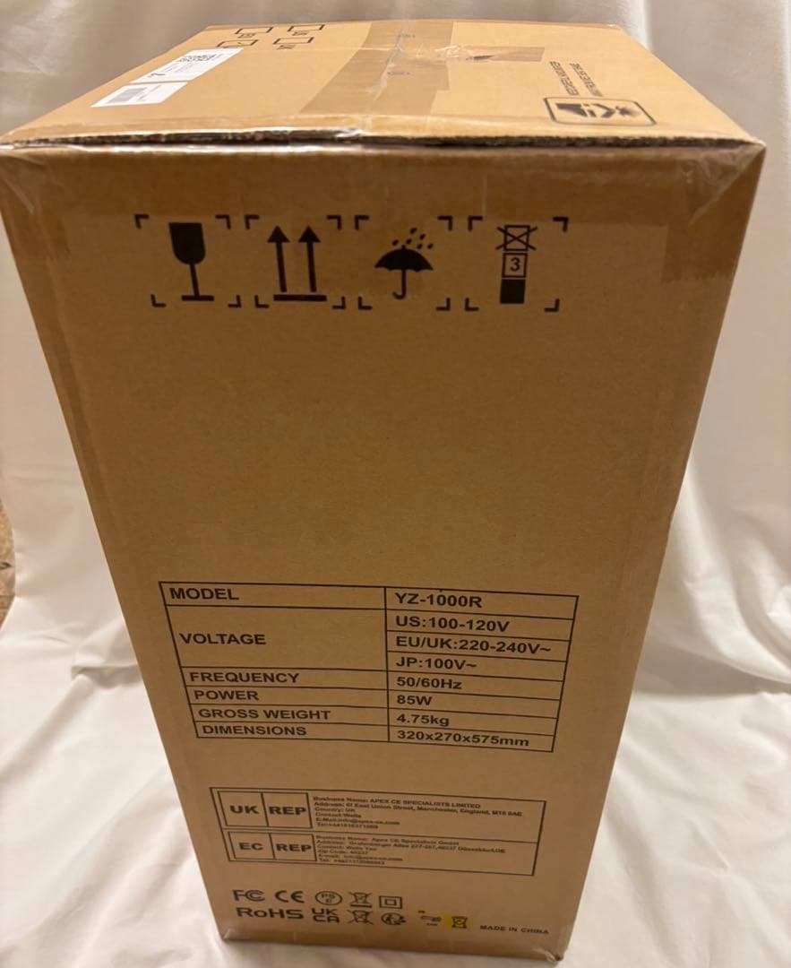 冷風機　スポットクーラー　ポータブルクーラー　大容量8L キャスター付　猛暑対策