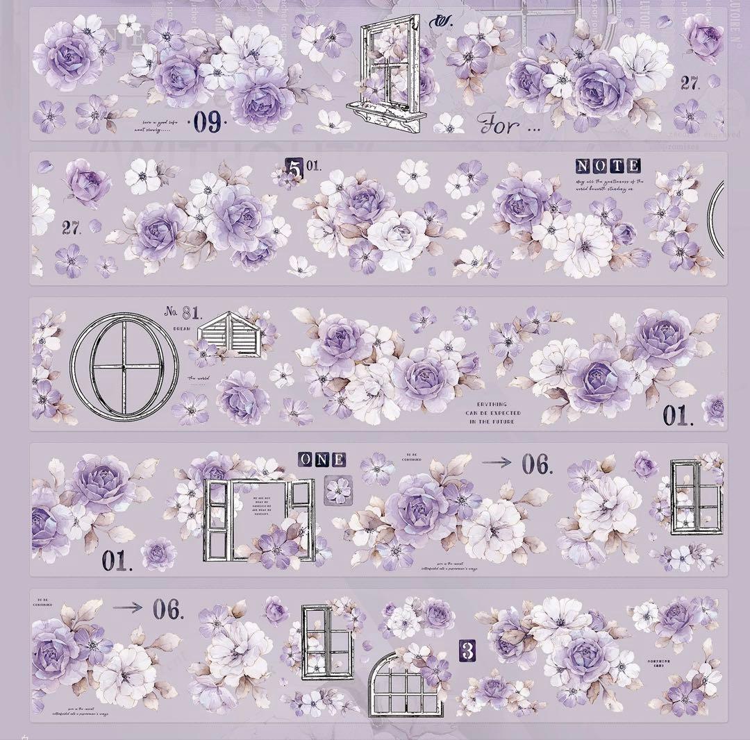 ⭐️SALE⭐️小白家文創《疏影》海外マスキングテープ マステ 【2757】