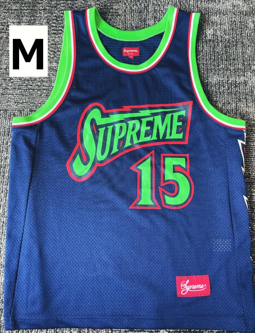 トップス Supreme 18ss Bolt Basketball Jersey