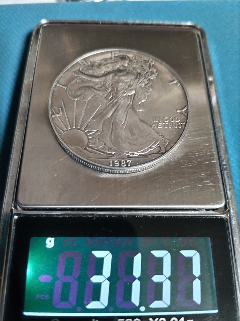 イーグル銀貨、ウォーキングリバティ１オンス　２枚