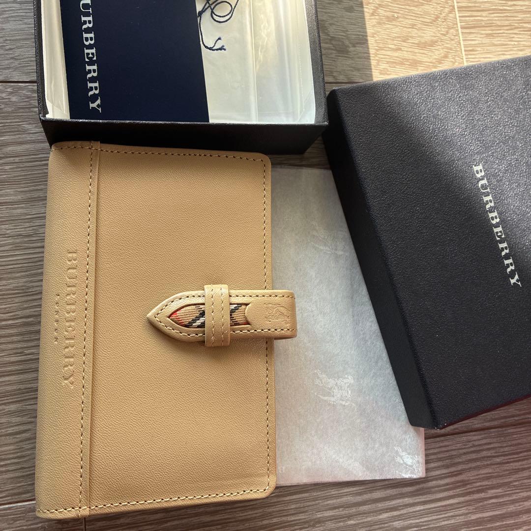 BURBERRY ベージュ スケジュール帳　システム手帳　手帳　バーバリー