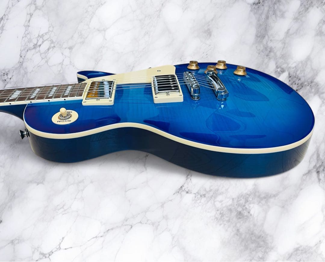 (ひめか) BLITZ BLP-450 レスポールタイプ ブルー色