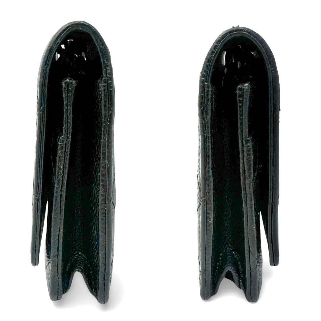 CHANEL シャネル キャビアスキン マトラッセ チェーンウォレット 長財布