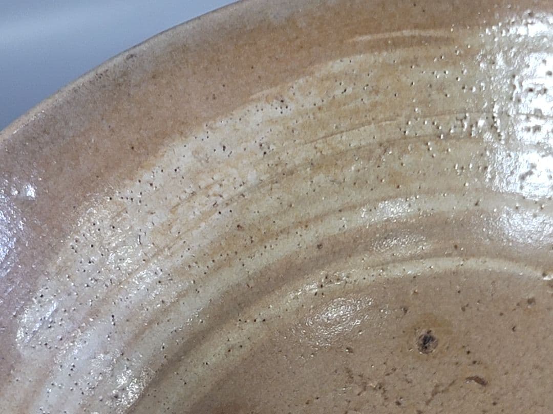 DT573 茶道具 出雲焼 刷毛目 茶碗 時代物