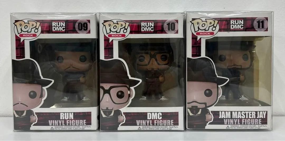Funko POP! RUN DMC 初回生産モデル 09 10 11