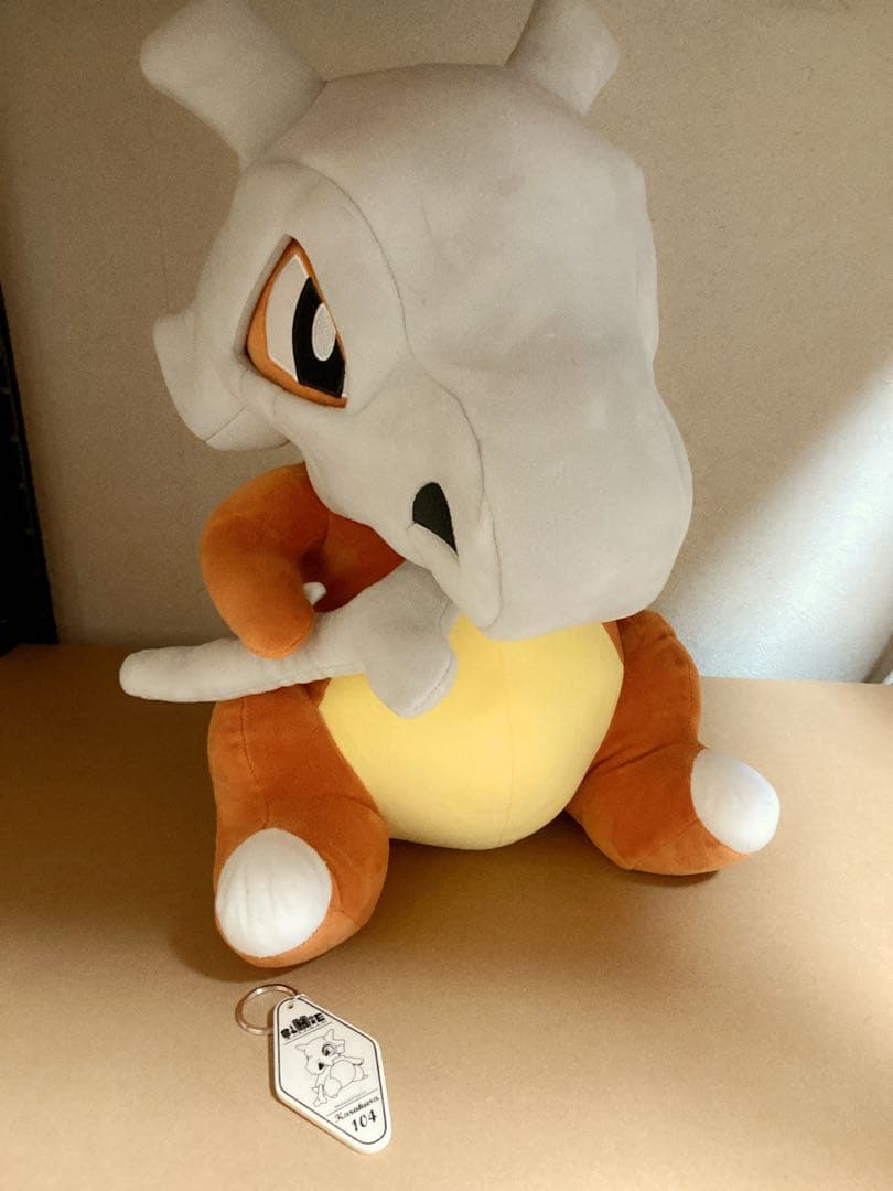 ポケモン カラカラ ぬいぐるみ 等身大 キーホルダー付き