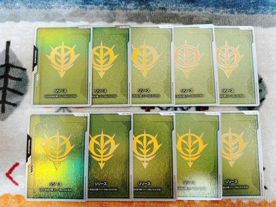 ジオン公国軍 リソースカード 10枚　FIRSTCOMBAT