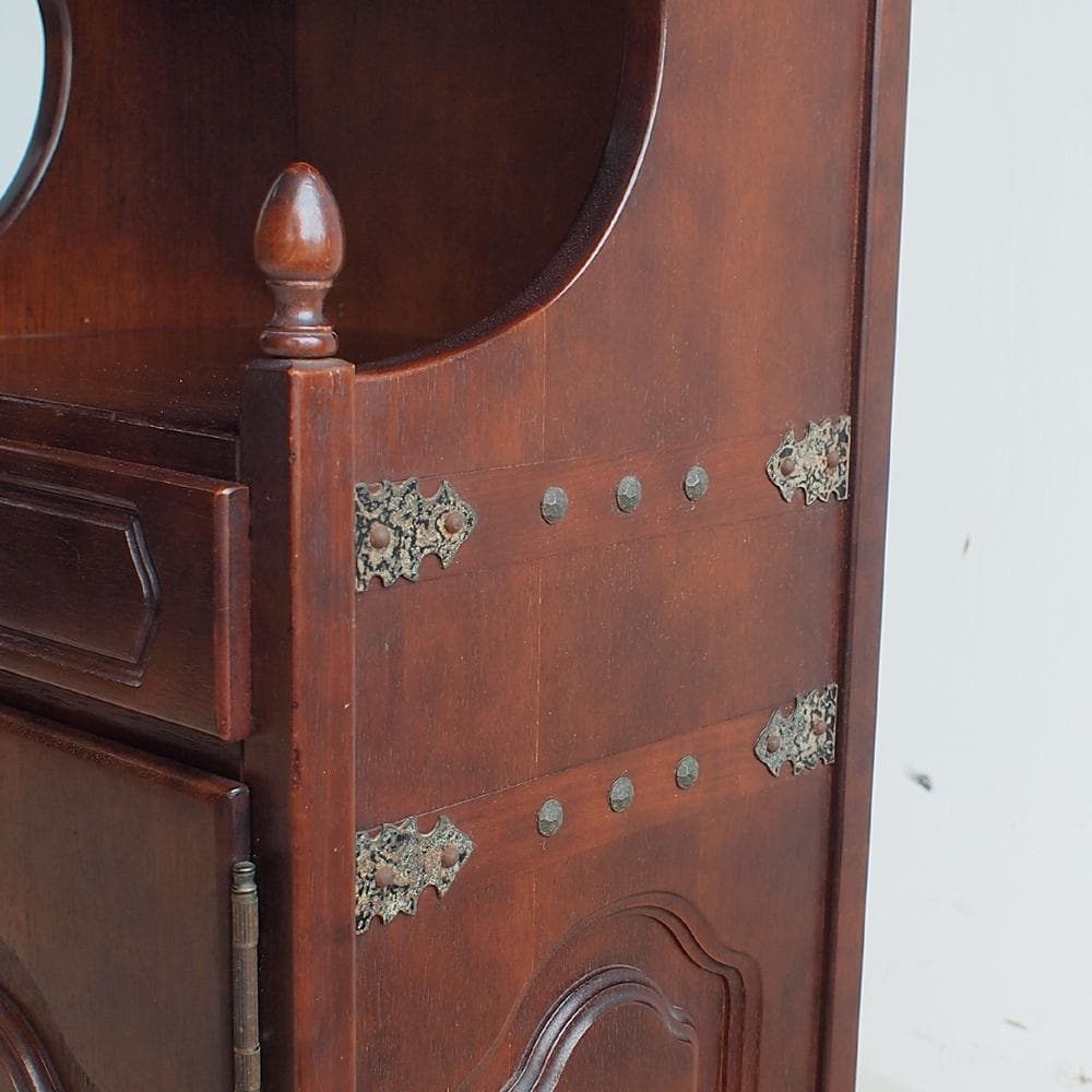 80's カリモク/karimoku 電話台 TEL台 キャビネット ビンテージ