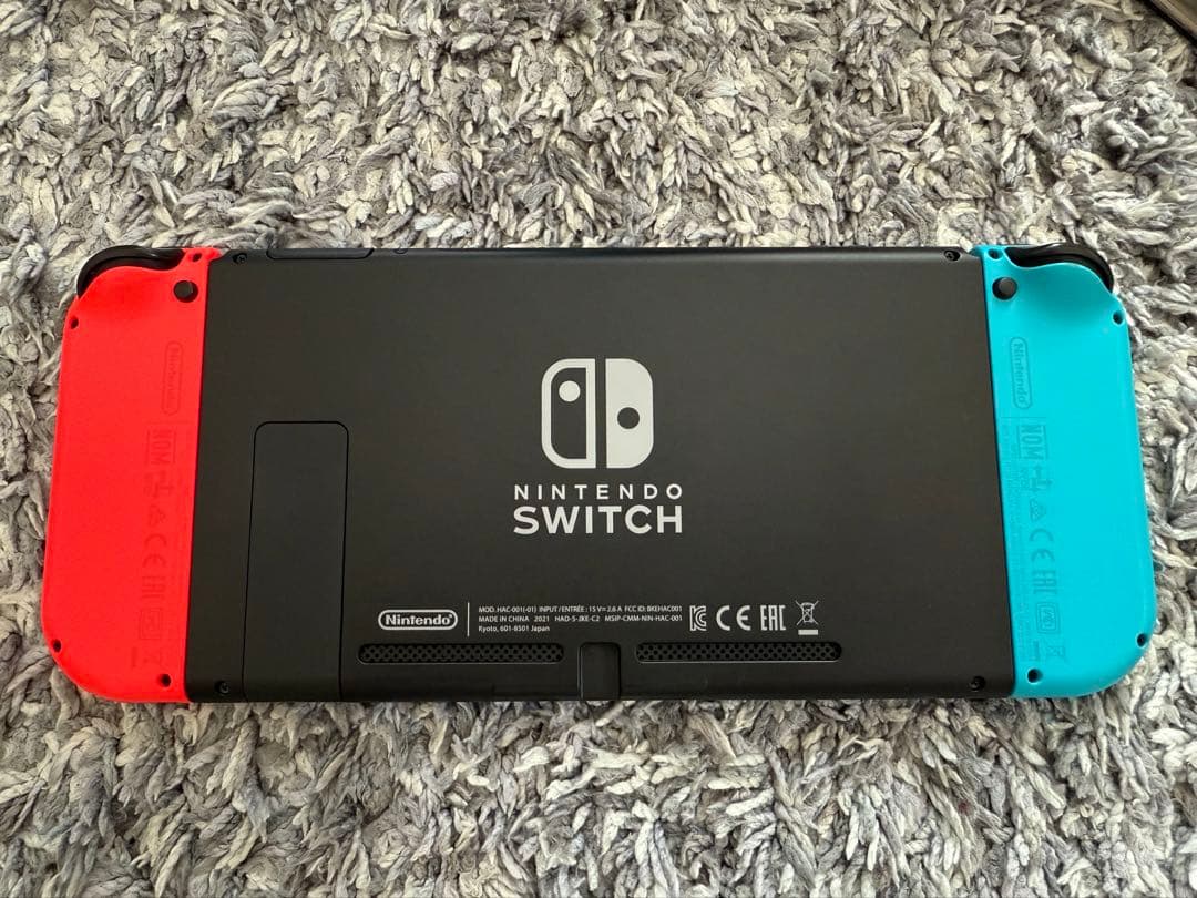 Nintendo Switch 本体 青/赤 付属品・SDカード付き 箱無し