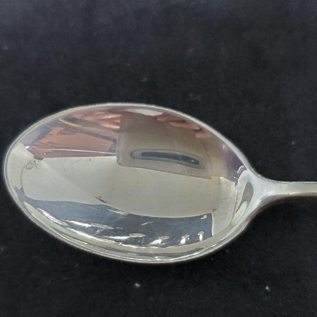 スターリングシルバースプーン6本セット英国アンティーク(1924年製造)箱入り