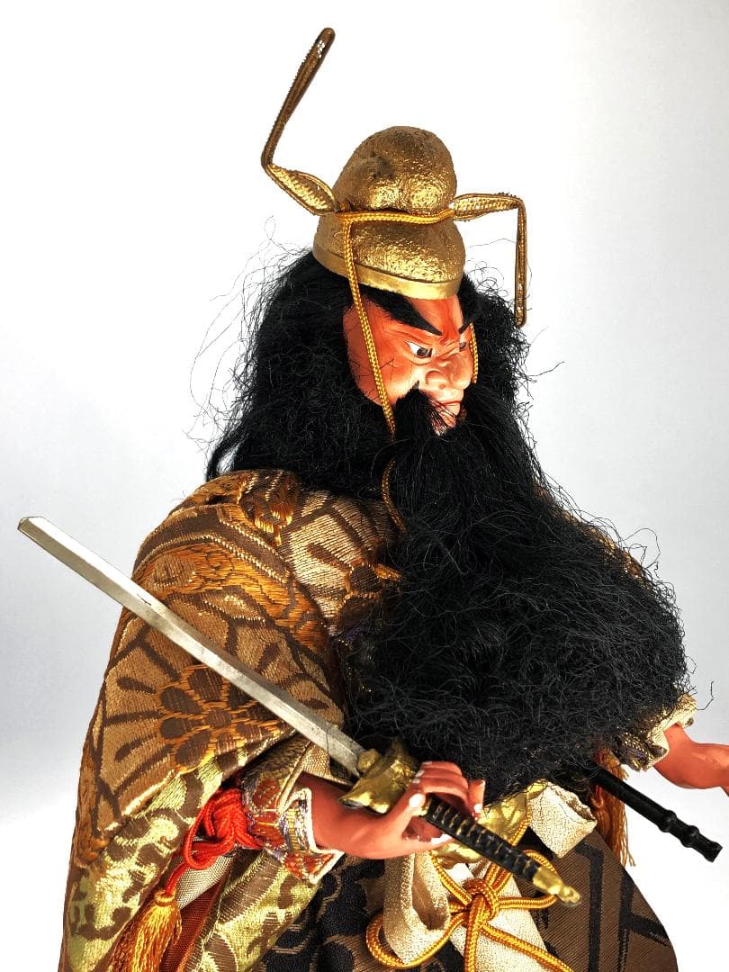 【 100年前の鍾馗さま 】　大正時代　オリジナル付属品、桐箱付