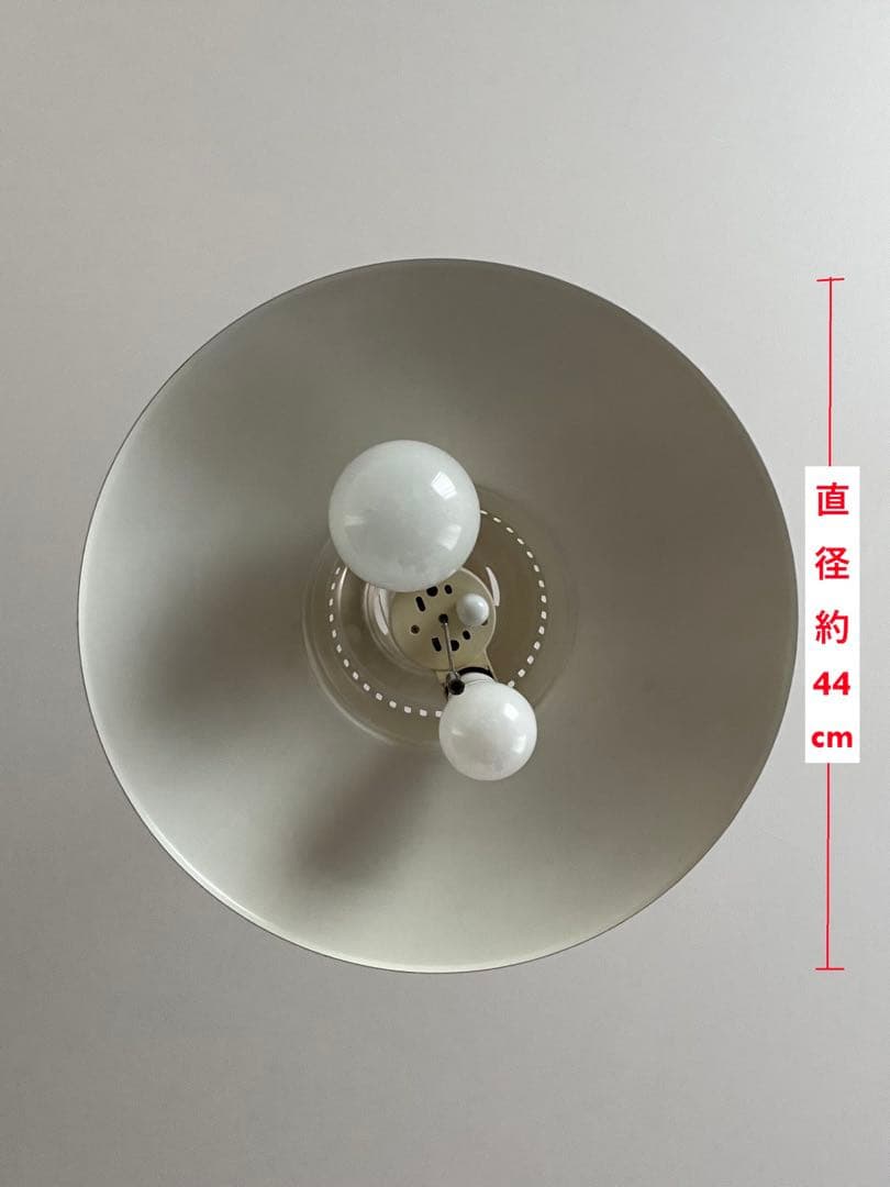 【照明器具】赤色シェード レトロ ペンダントライト 大（電球付）