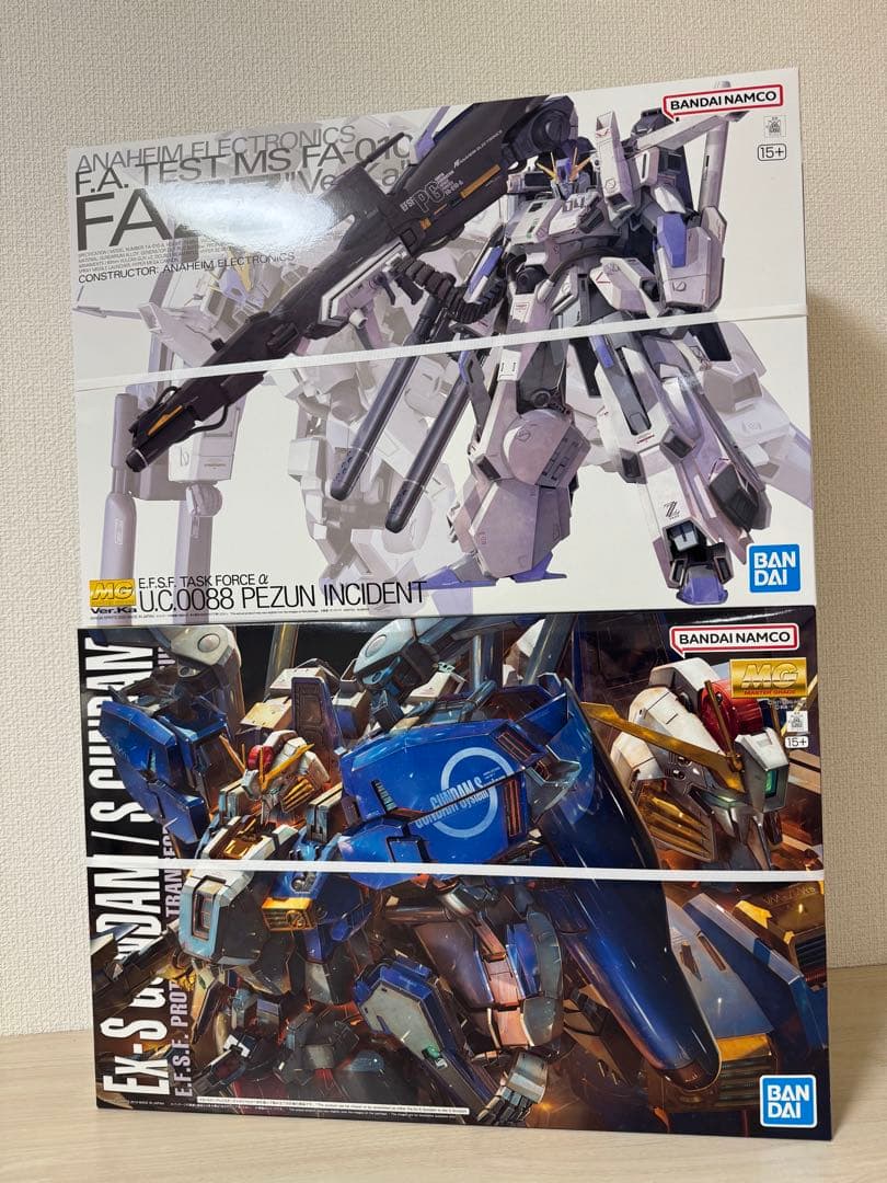 MG Ex-Sガンダム FAZZ ver.ka セット