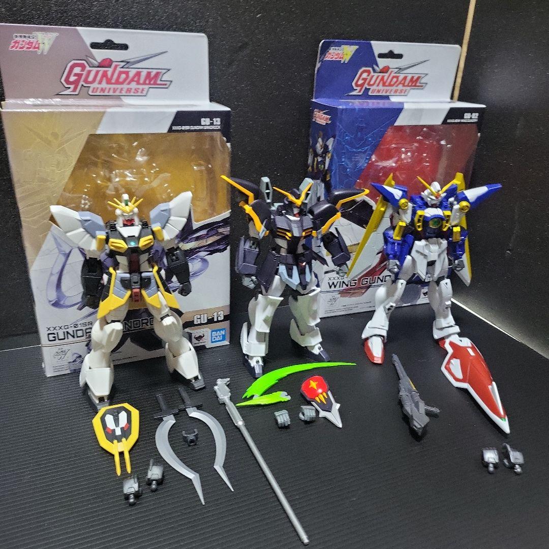 GUNDAM UNIVERSE ガンダムW 3個セット