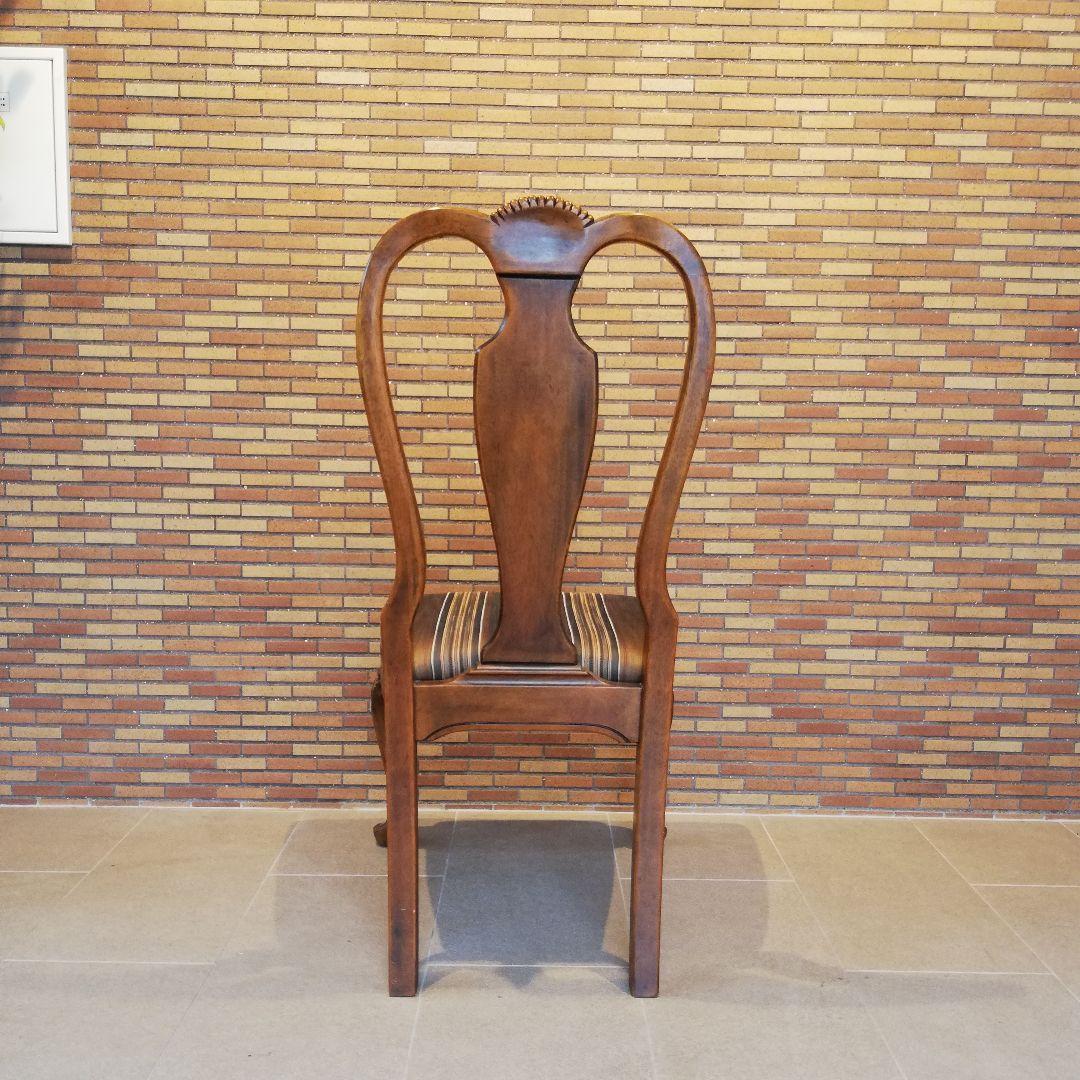 ◇アメリカ製　木製　ビンテージチェア｜椅子　猫脚　アンティーク