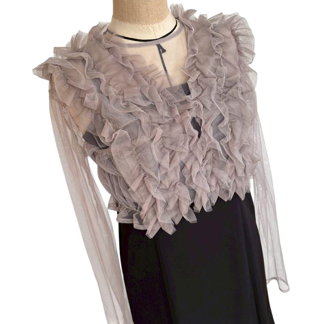 美品✨️atlo オケージョンドレス　フリルボレロ 　3点セット