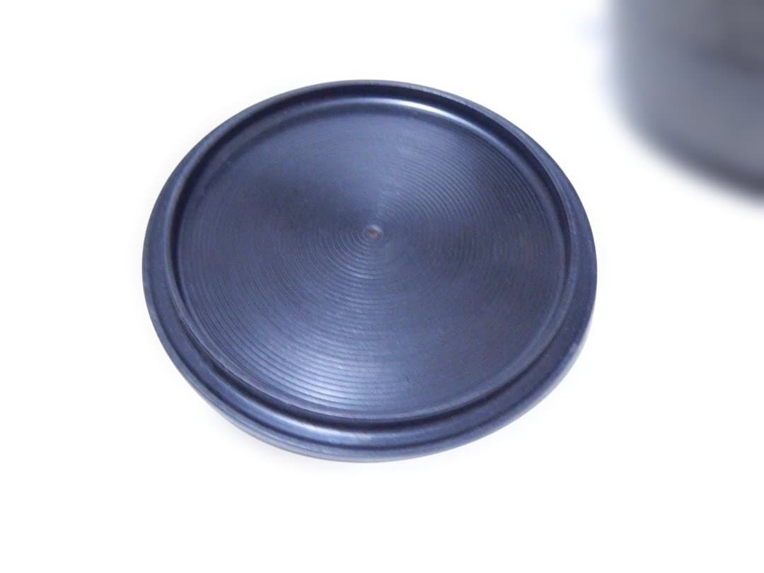 釜師 菊池正光 造 鵬雲斉好 桐文 筒形釜 風炉釜 鉄釜 共箱 茶道具 鉄瓶