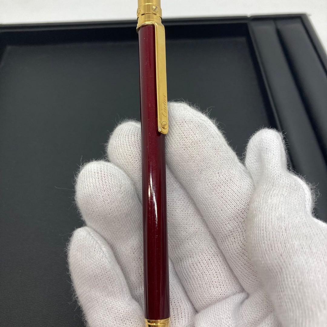 Cartier カルティエ ボールペン インク◯ レッド / ゴールド