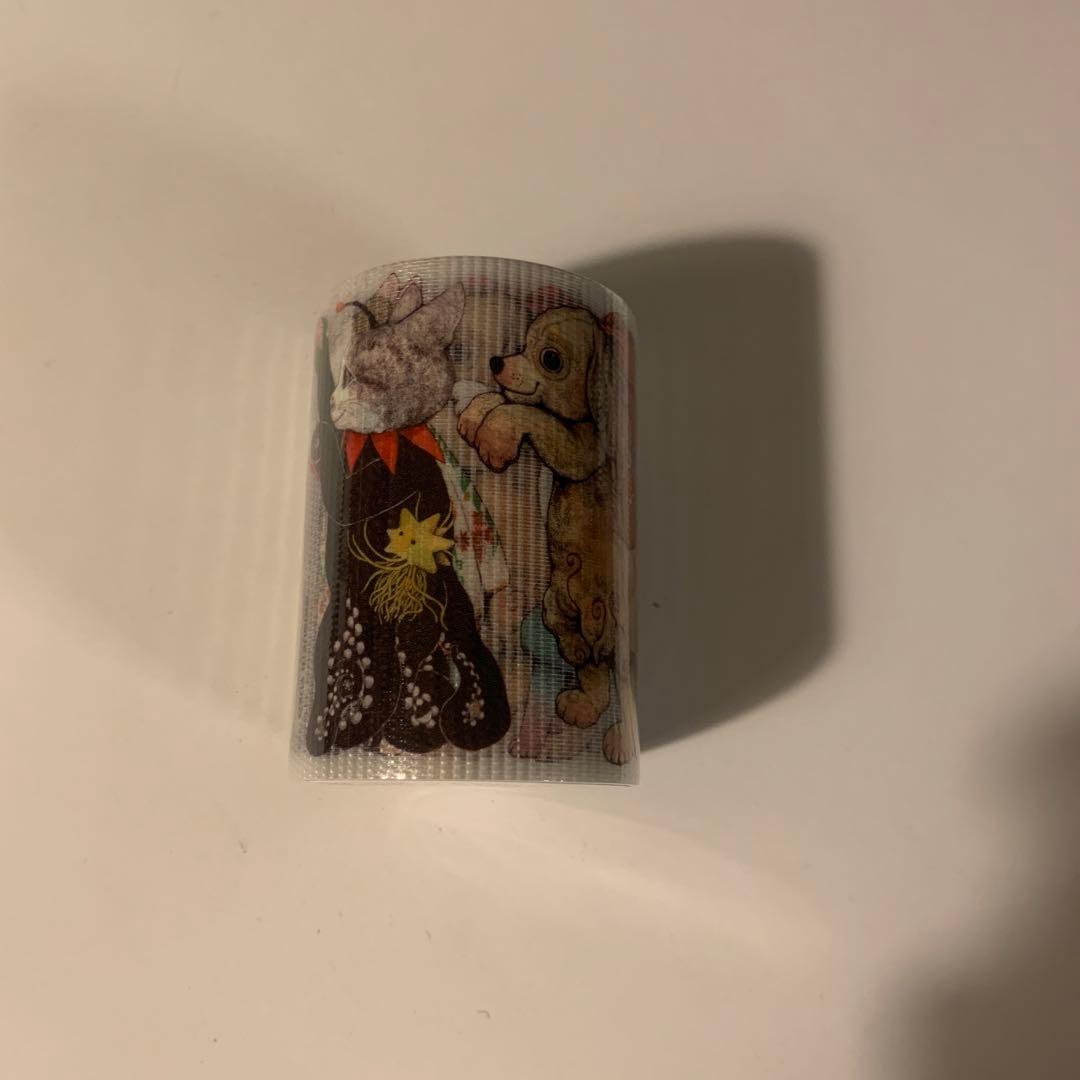 ヒグチユウコ　養生テープ　マスキングテープ　ロールふせん　ビスキュイ缶入り