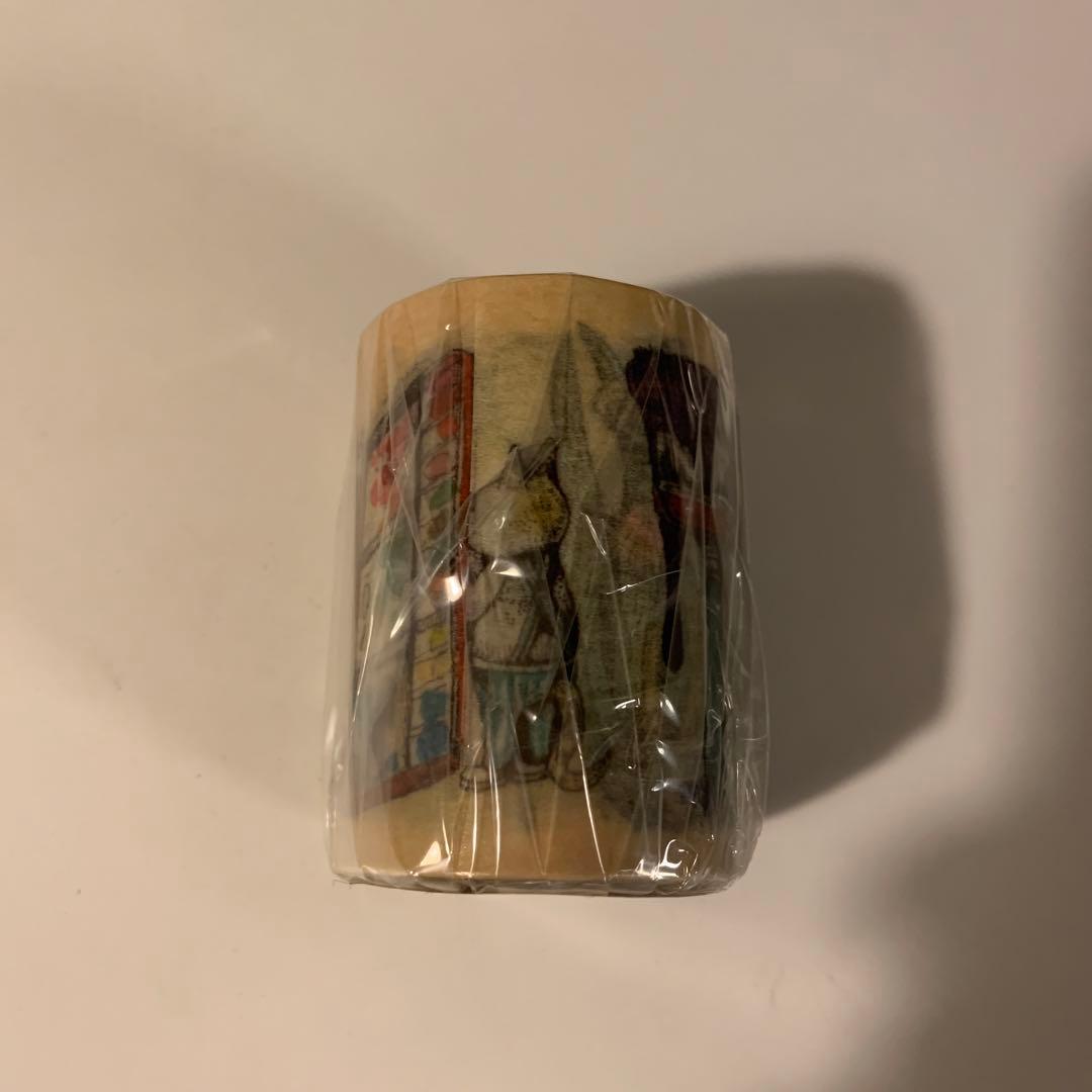 ヒグチユウコ　養生テープ　マスキングテープ　ロールふせん　ビスキュイ缶入り