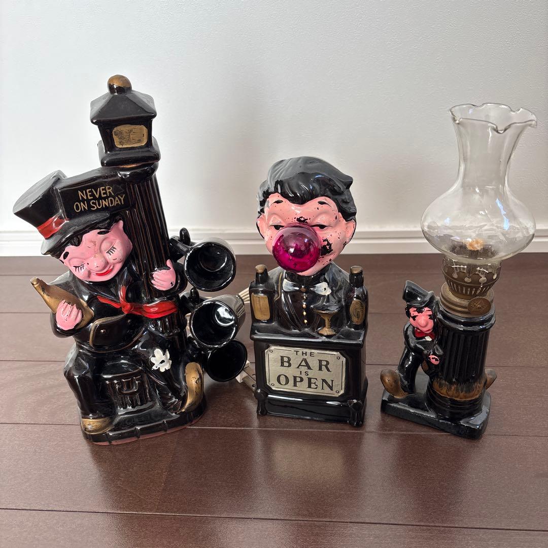 ビンテージ　ドランク　酔っ払い　デカンタ　ジャパン　日本製