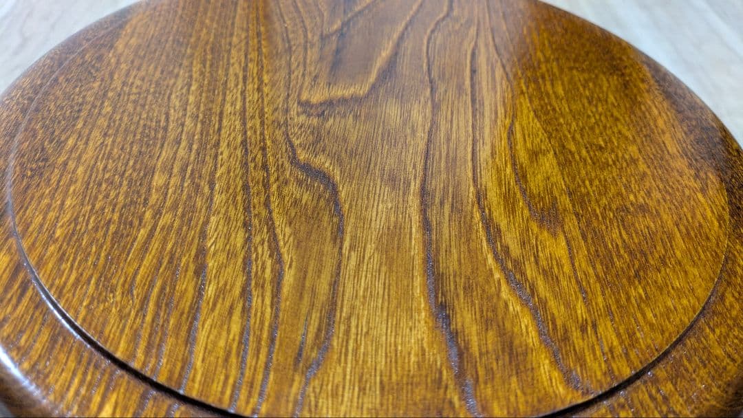 【新品未使用】木製　茶びつ　ロクロ製品