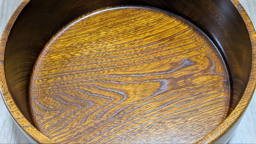 【新品未使用】木製　茶びつ　ロクロ製品