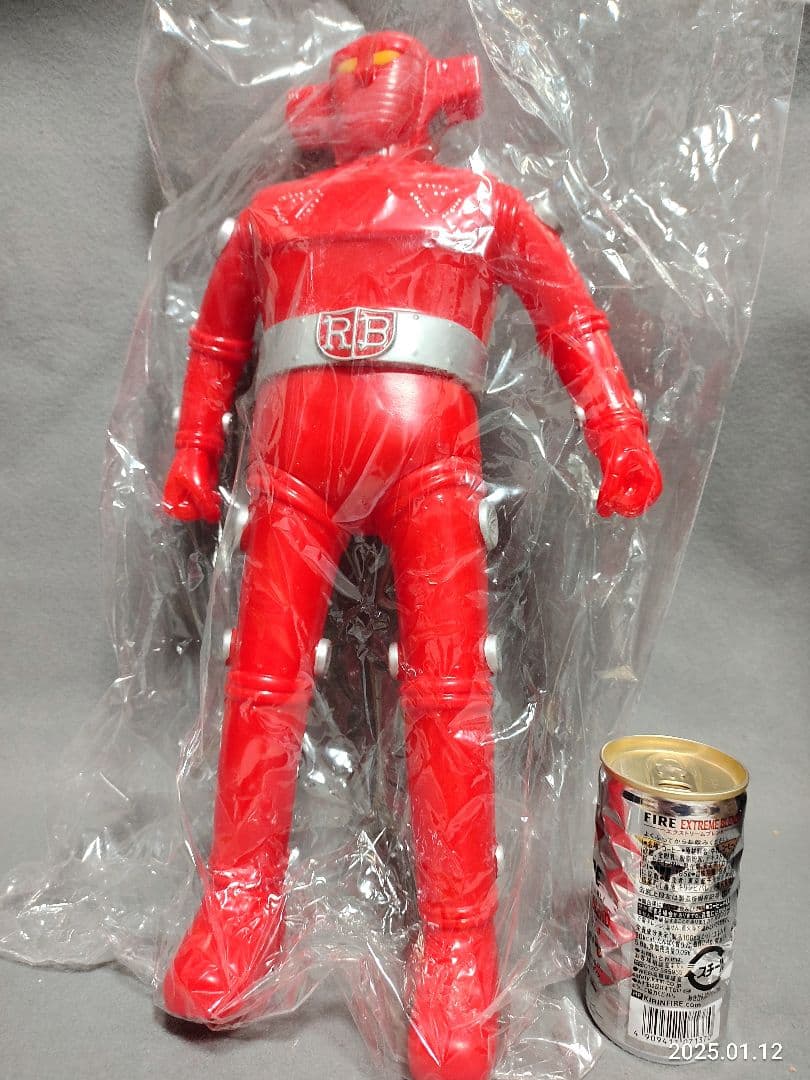 昭和レトロ レッドバロン ジャイアントソフビ 特大 パチ