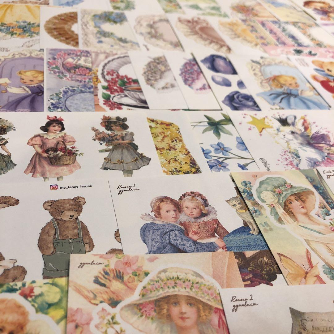 【期間限定お値下げ】②海外 作家様 ステッカー 50枚セット ♡ 韓国作家