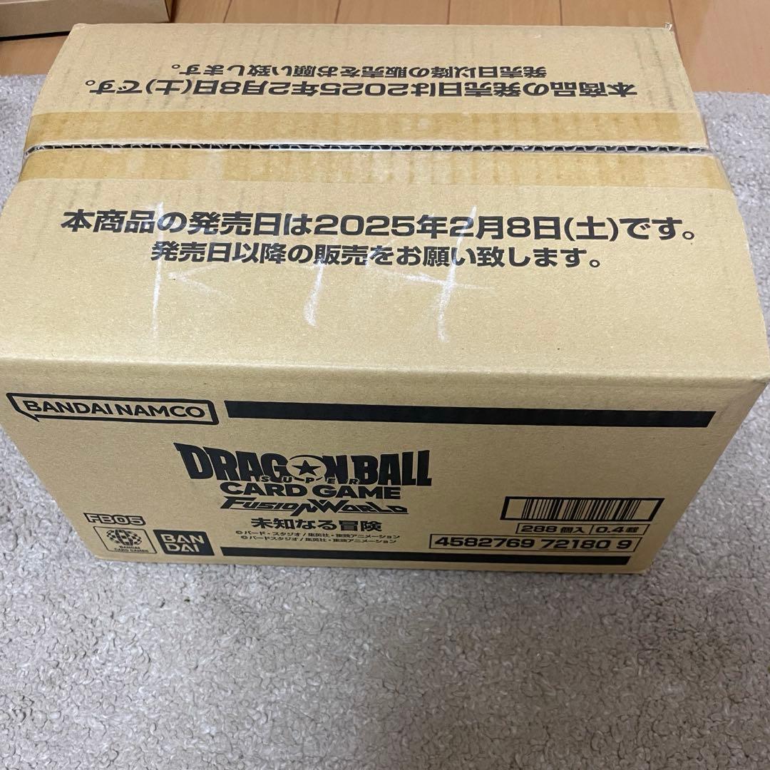 ドラゴンボール　フュージョンワールド 未知なる冒険 カートン 1箱(12BOX)