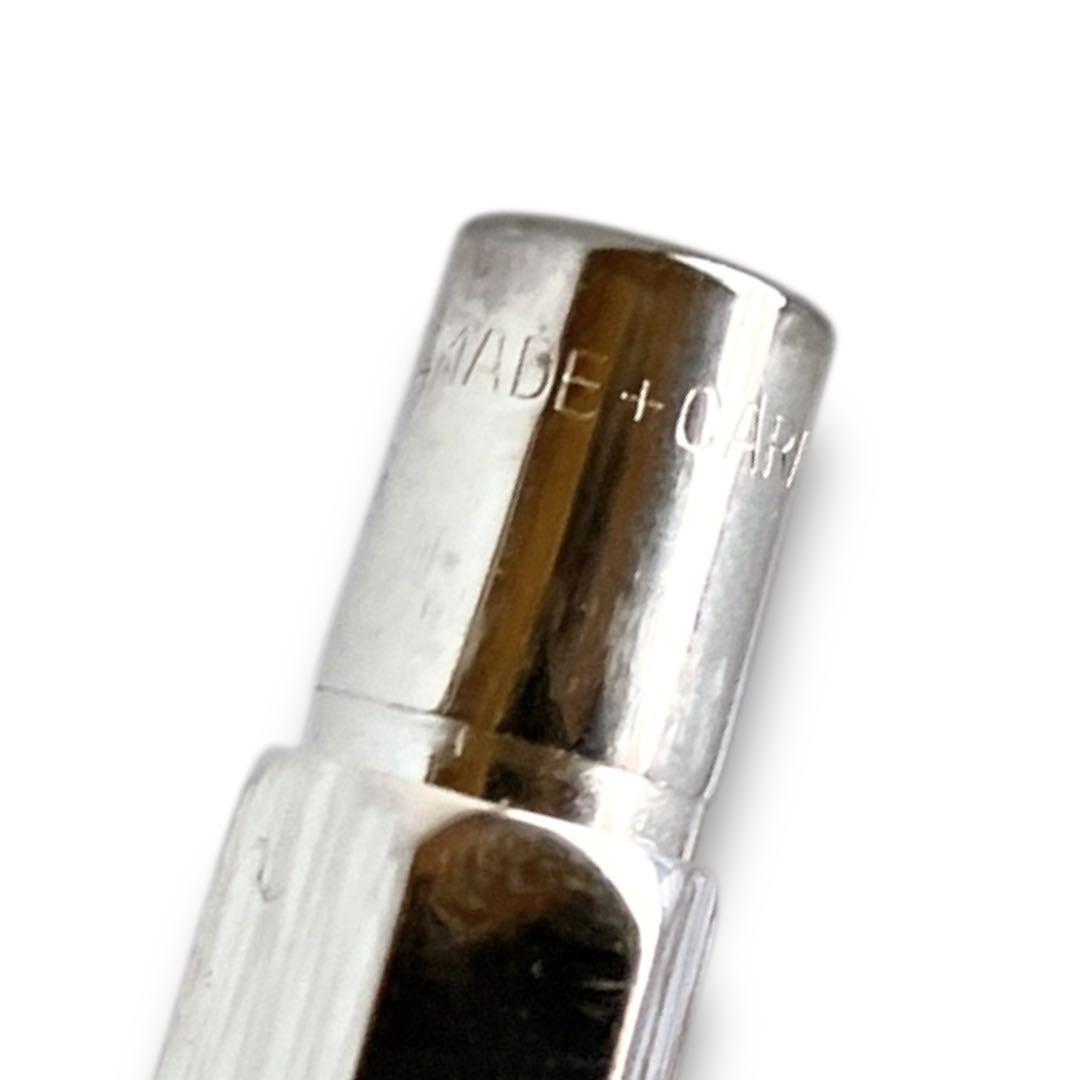 カランダッシュ スイス製 エクリドール ベネシアン ノック式 ボールペン 銀張