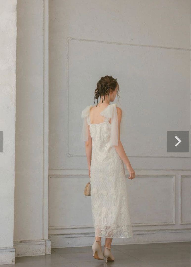 DorryDoll リボン×スパンコールドレス 二次会花嫁