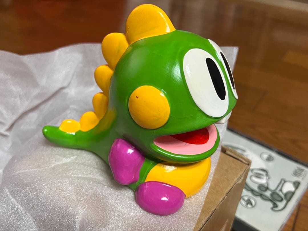 FM-TOWNS版　バブルボブル　バブルン　貯金箱　特典品